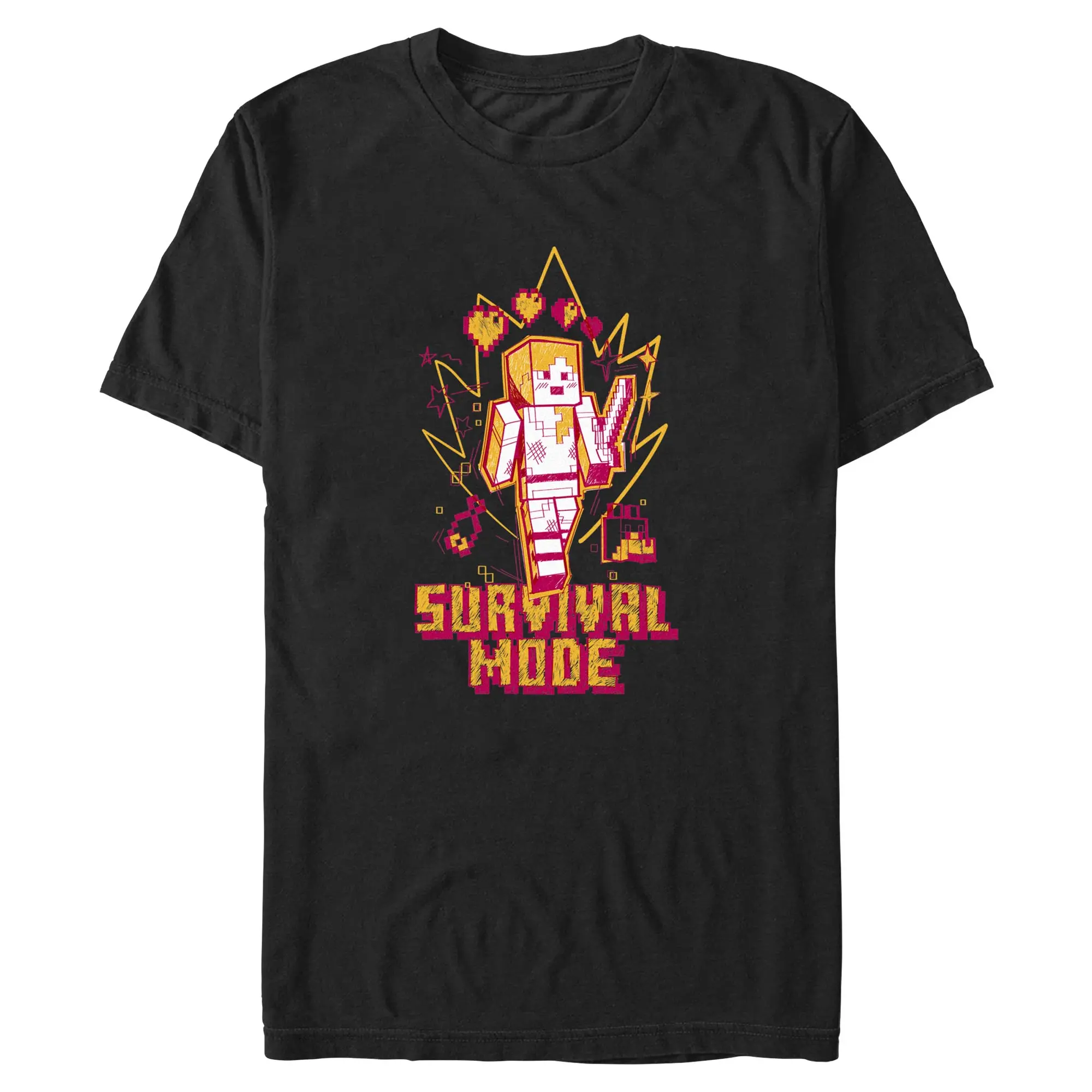 Mens Minecraft The Survival Mode Alex T Shirt