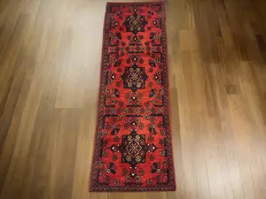 Khal Mohammedi 2X5 Handmade Wool Runner Rug # 12412
