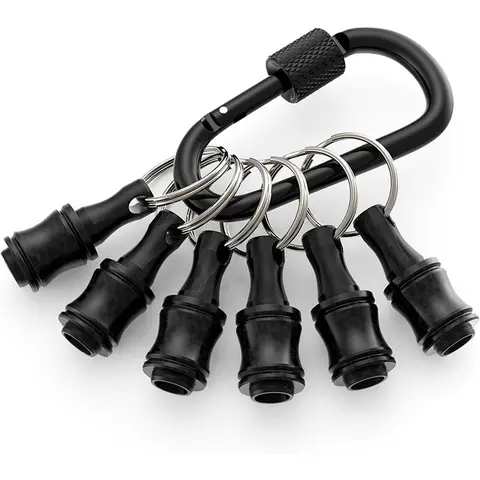 1/4 Hex Shank Drill Bit Holder, Screwdriver Bit Holder, Replaceable Screwdriver Bits, Keychain Bit Holder, Power Tool Accessories for Home & Office, Cool Gadgets for Men, Hand Tools, Hardware, Heavy Duty, Screwdriver Bit Clip