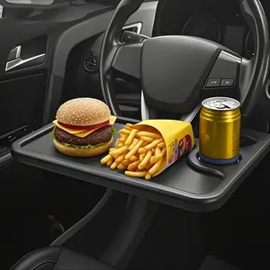 Car Table,  Multifunctional Car Steering Wheel Desk, Portable Steering Wheel Dining Table Holder, Car Laptop Desk, Car Interior Accessories