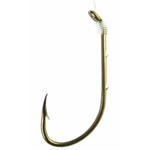 Eagle Claw Snelled Baitholder Hooks Assorted Pack - Bronze