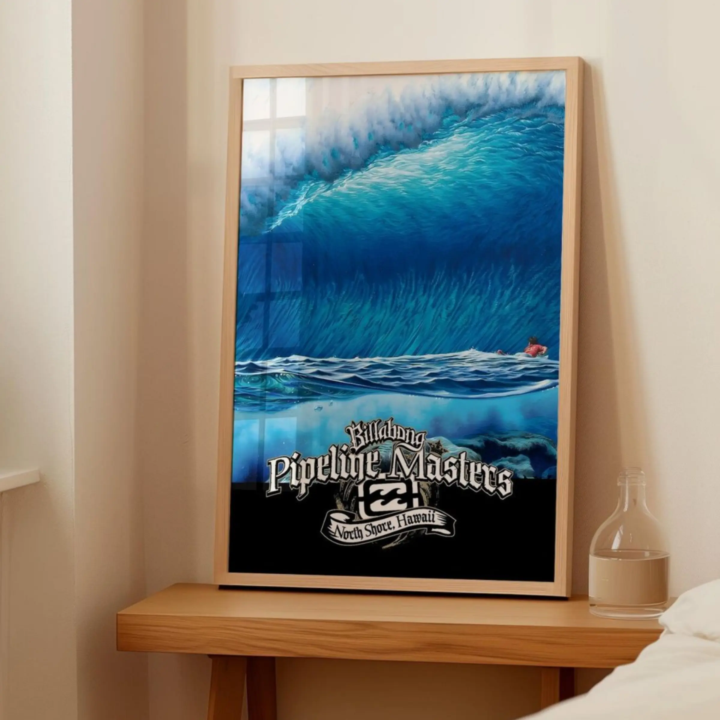 Billabong Pipe Masters Surfing Poster, Surfing Print, Surfing Poster, Surf Decor, Surfer Wall Art, Surf Print, Surf Art, Billabong Poster