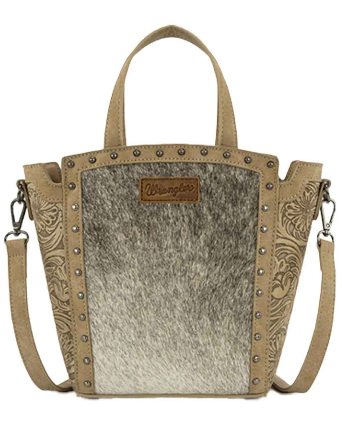 Wrangler Women's Women'S Cowhide Embossed Crossbody Tote Bag - Wg252-8014Tn
