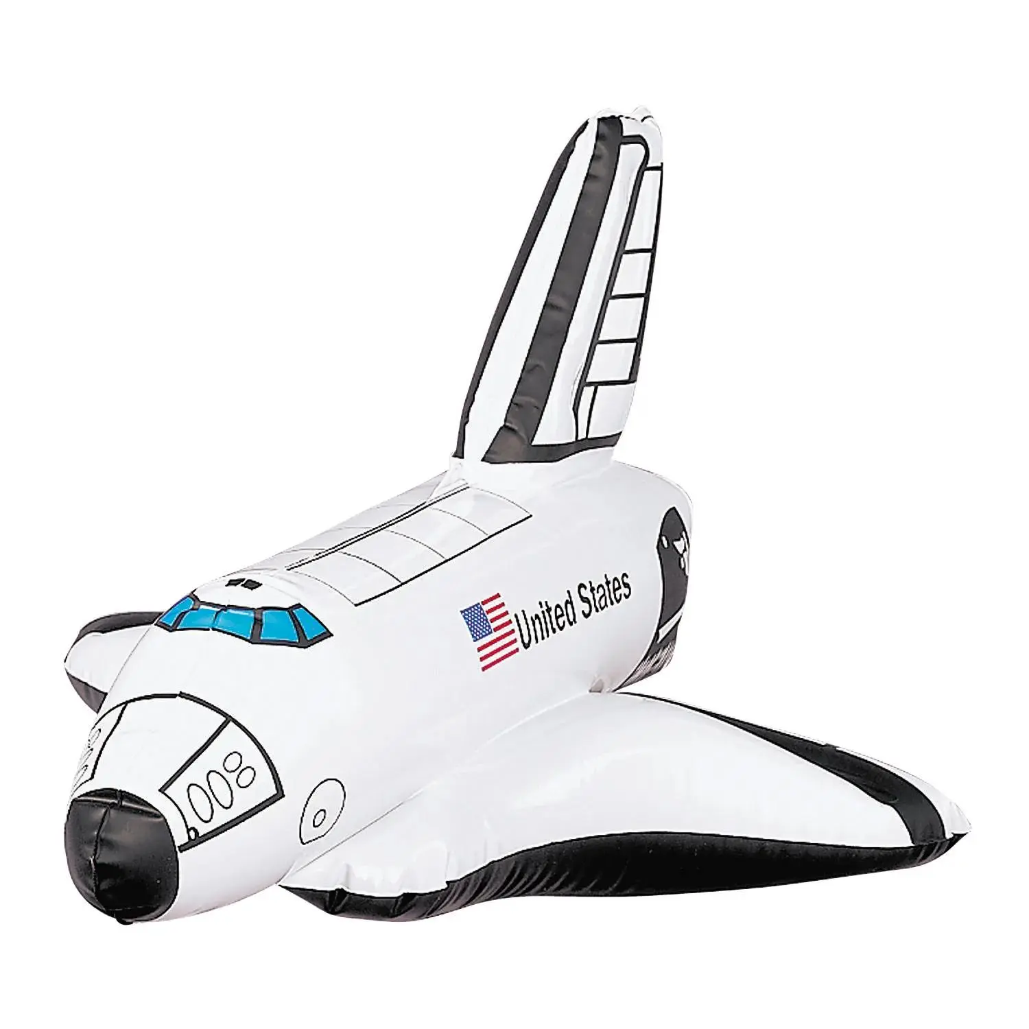 14" Multicolor Inflatable Space Shuttles – 12 Pc.