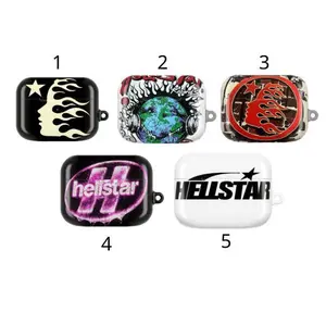 He.llstar Airpod Case, Trending Street Style Airpods Case Cover For Airpods 1,2,3,4, Airpods Pro 1, 2, 3