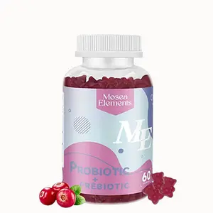 Women’s Cranberry Probiotic Gummies – Gut Health, Bloating, UTI & pH Support | Vegan, Non-GMO, 60 Count chewable gummies