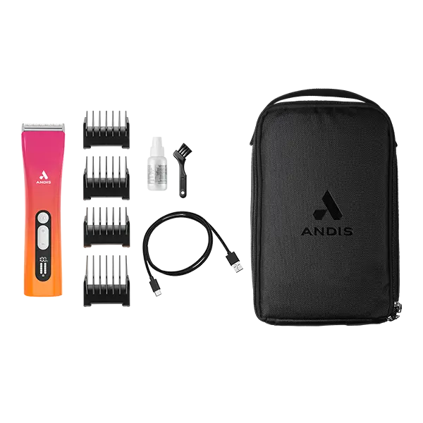 ProClip 5-in-1 Adjustable Blade Pet Grooming Clipper for Dogs & Cats - Sunset
