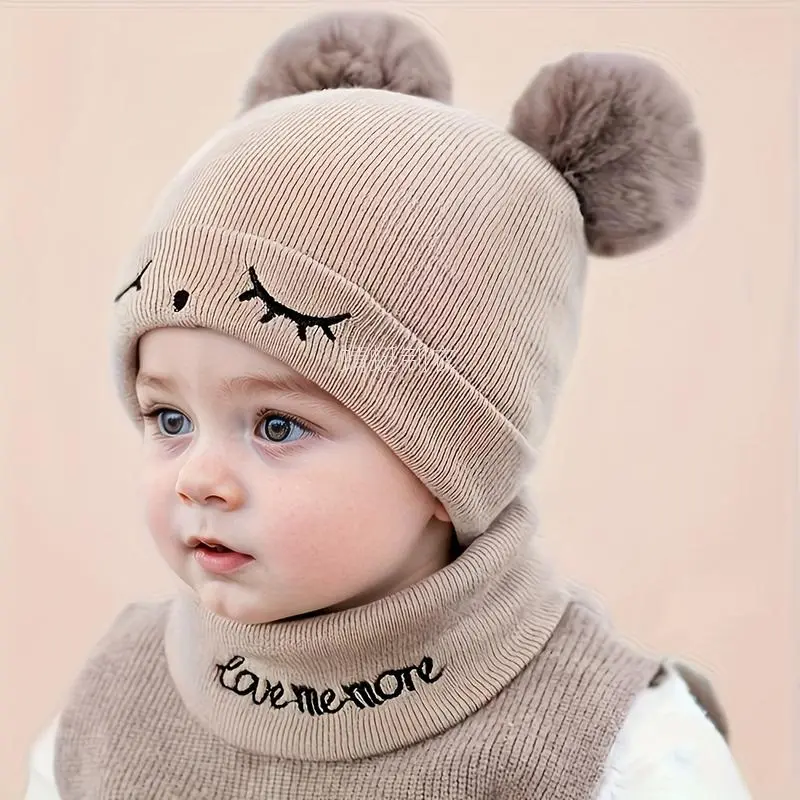 Kids' Blue Knit Winter Beanie - Cuffed Ribbed Hat, Comfortable Stretch Fabric, Warm Ear Coverage, Snug Fit, Everyday Casual Use, One Size, Solid