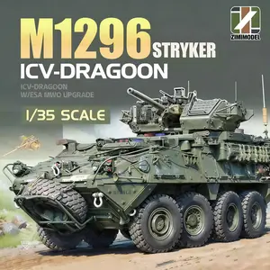 ZIMI Models 35046 1/35 Scale M1296 Stryker ICV Dragoon Armored Vehicle Plastic Model Kit Military Hobby Building Set