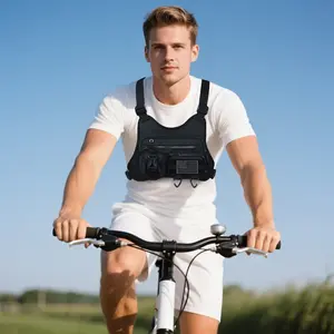 Outdoor Sports Chest Bag Cycling Adjustable Breathable Chest Vest Outdoor Sports Vest