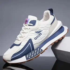 Men's Athletic Running Shoes - Thick-Sole Support, Lightweight, Durable, Comfortable All-Season Casual Trainers