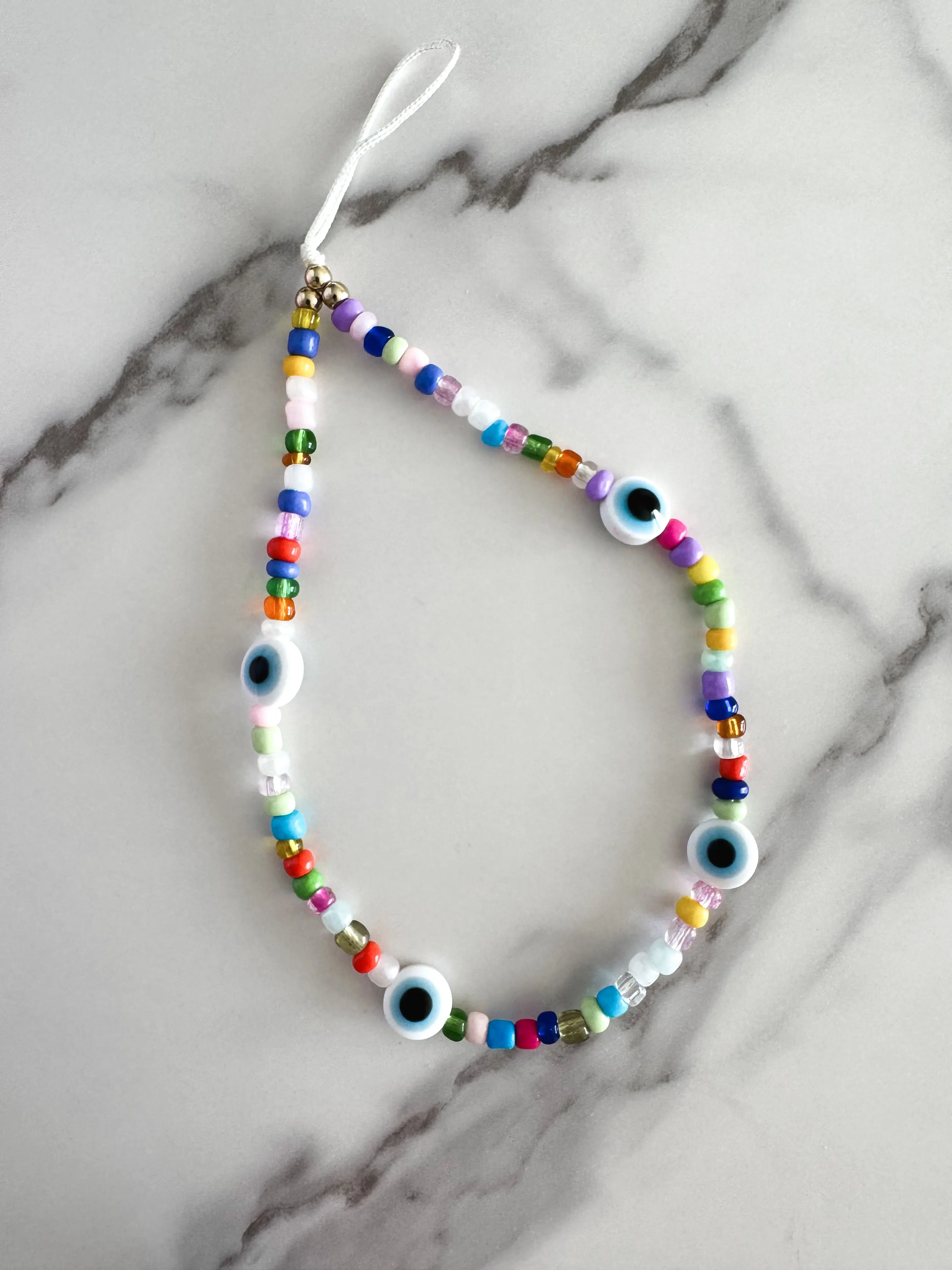 evil eye phone charm strap