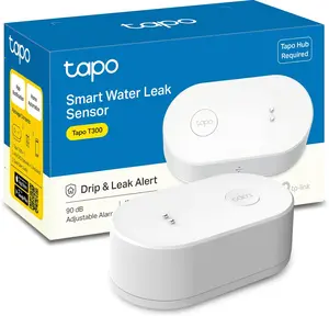 TP-Link& Tapo T300 Smart Water Leak Sensor – 6-Probe Instant Detection, 90 dB Siren, IP67 Waterproof, App & Alexa Alerts, 3-Year Battery, Requires Tapo Hub