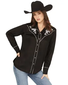 Ariat Women's Viva Rodeo Embroidered Long Sleeve Snap Western Shirt - 10065968