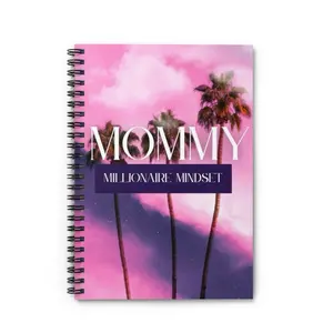 Mommy Millionaire Mindset Spiral Notebook - Ruled Line, Journal, Women's Journal, Inspirational Notebook, Boss Lady Planner, Business Owner