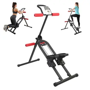 AMLANG Stair Stepper, 2 in 1 Ab Workout Machine - Multi-Function Trainer-Upgrade High-Efficiency Stairmaster & Ab Trainer Machine Full-Body Exercise Equipment for Home Gym Exercise