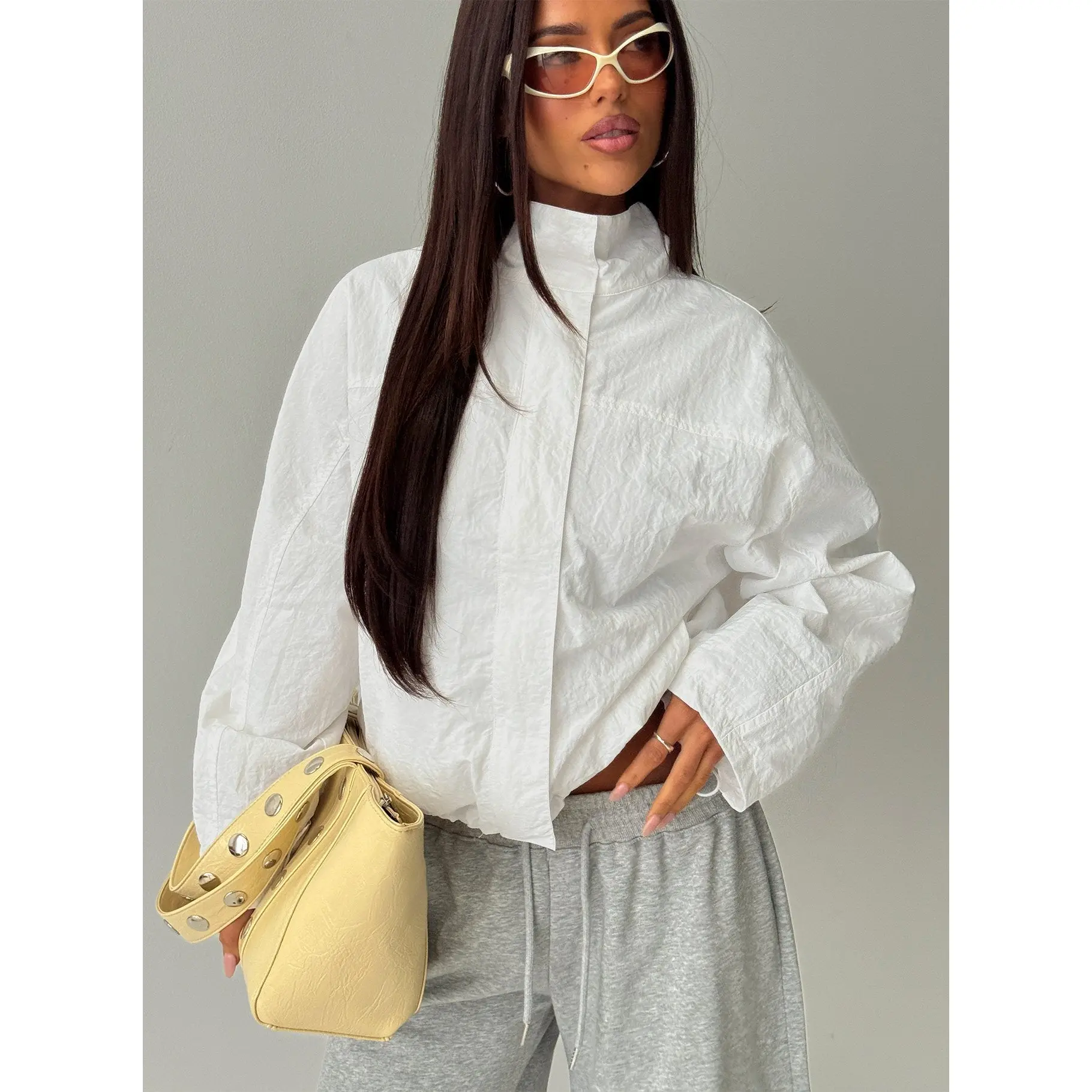 Shoreline Windbreaker Jacket White
