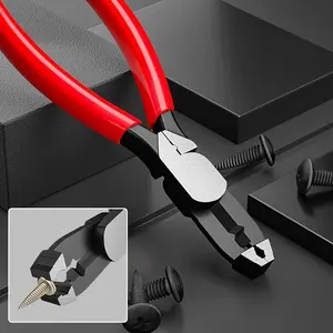 1pc Multi-Functional Pliers for Stripped/Rusted/Seized Screw Removal, Chrome Vanadium Steel, Nail Puller, Wire Stripper, Cutter, Crimper, Hand Tools for Home Construction, Auto Repair, Furniture Maintenance, Combination Pliers, Stainless Steel Pliers