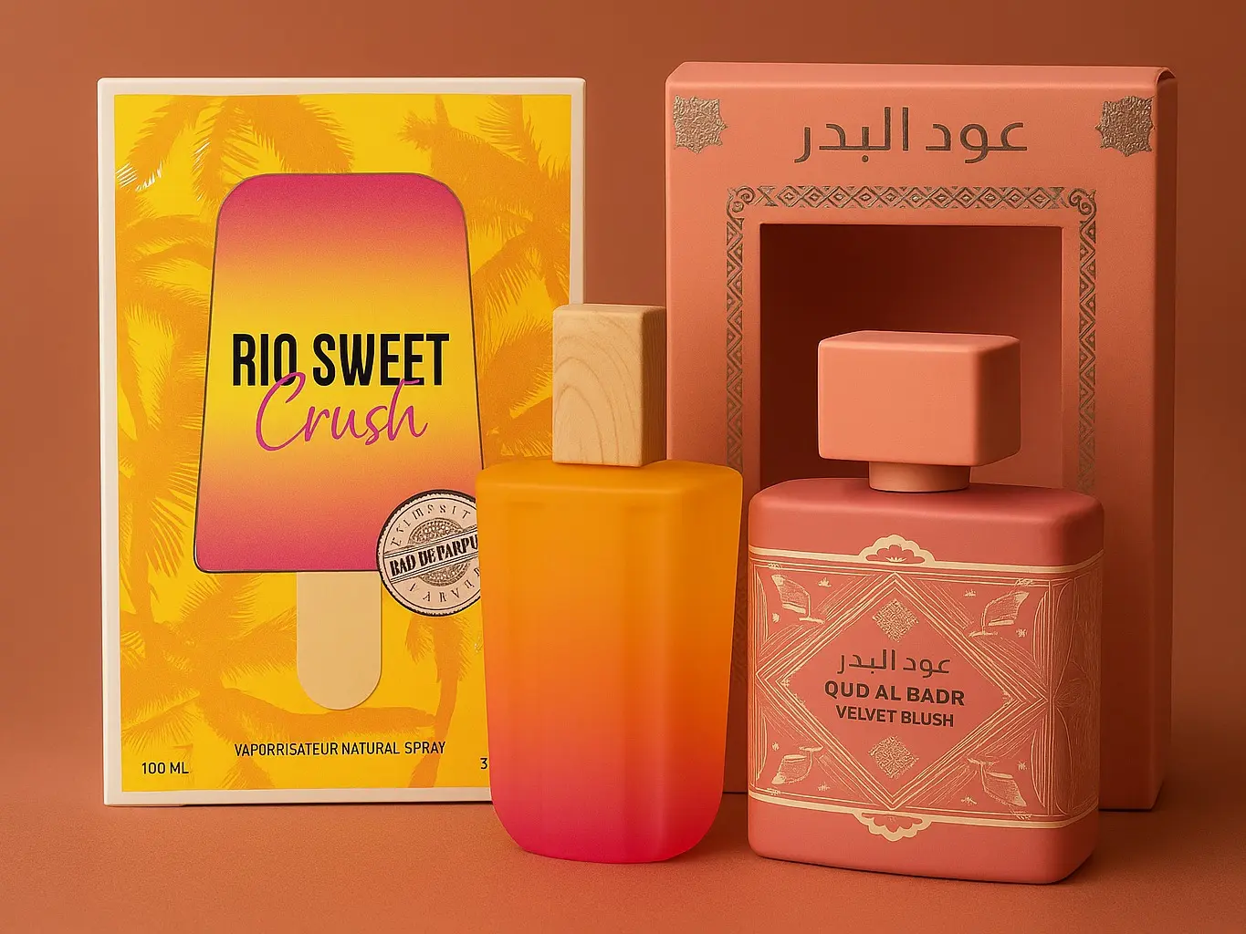 Women's Summer Perfume Set - Blush and Tropical