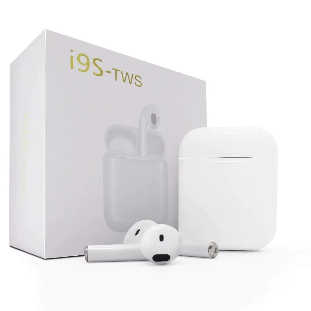LASFO Wireless Earbuds i9s TWS Bluetooth 5.0 Headsets Stereo Bass EarPods Headphones with Microphone support hands-free Bluetooth Earpieces with Charging Case.