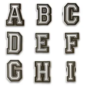 Alphabet Croc Charms