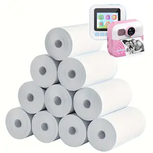 Instant Camera Printing Paper, 10 Rolls/set Inkjet Printer Paper, Smooth Finish Paper for Vivid Images, Office Stationery & Supplies