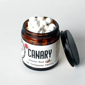 Canary Coconut Mint Toothpaste Tablets - 126 Tablets for Oral Care