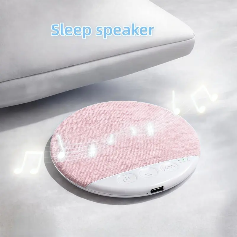 Portable Bluetooth Pillow Speaker - 1cm Ultra-Thin, Bluetooth 6.0, White Noise for Deep Sleep, Excellent Sound Quality, Headphone-Free, Compatible with Android & iOS, Ideal for Bedtime Music, Audiobooks, Games, Streaming, Charging, Usb-C
