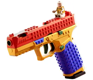 Toy Gun ,DIY Tactical Building Block Assembly Set, Outdoor Interactive Leisure Game Toy, Parent-Child Craft Kit, Adult Collectible Building Block Model, Handheld Blasting Toy with Ejection Feature