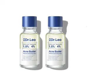 2PCS Dr.Leo Lotion Plus | Acne & Pimple Treatment | Visibly Shrinks Pimples in 24 Hours & Helps Fade Acne Marks in 7 Days | With 1.8% Encapsulated Salicylic Acid, 4% Niacinamide & 10% Sulfur (20ml)