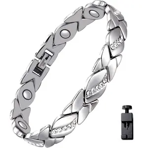 Women's Adjustable Fashion Bracelet, High Performance Inlaid Wrist Jewelry with Sizing Tool, Holiday Gift for Friends, Girlfriends and Wives