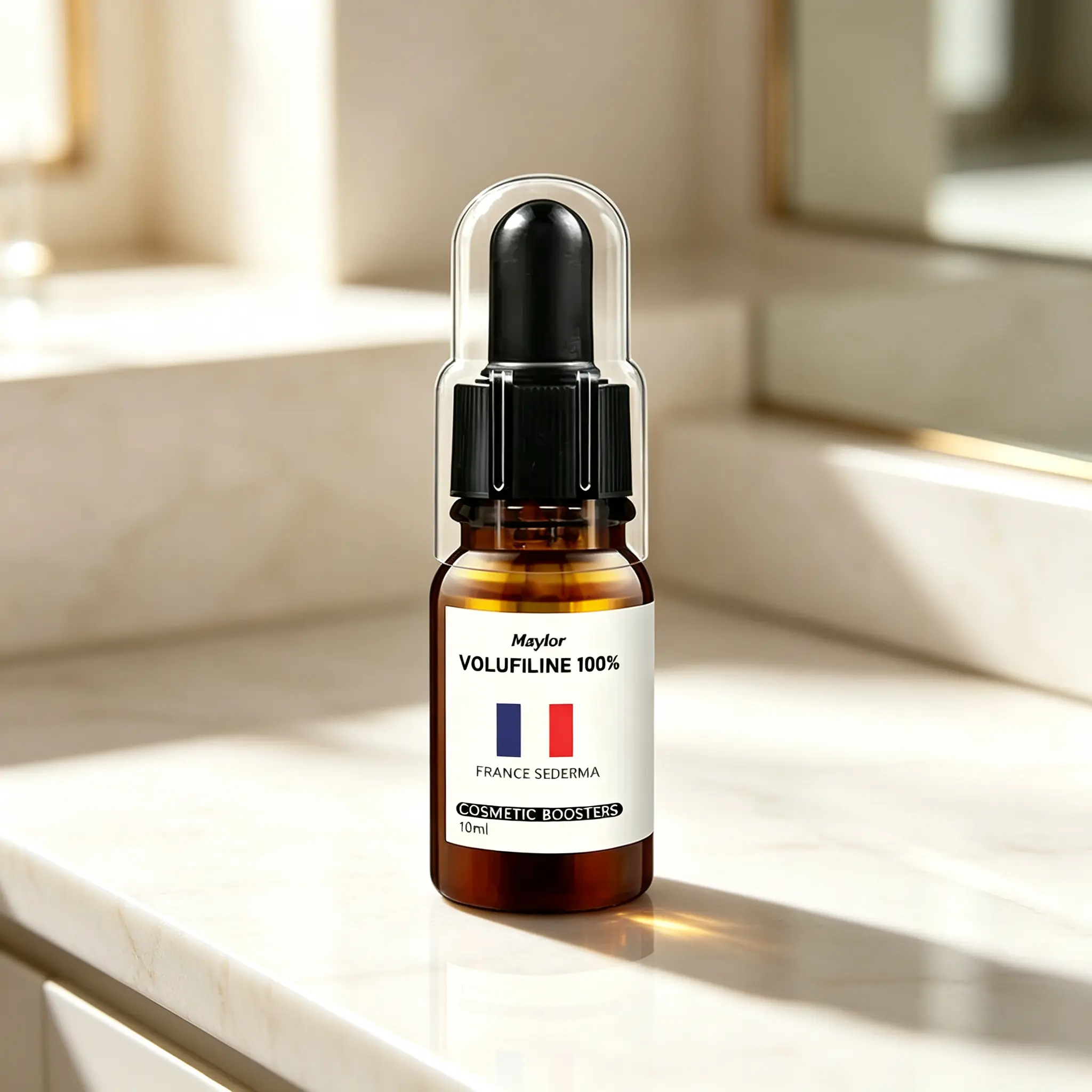 Volufiline DIY Plumping Cosmetic Serum 10ml - 100% Pure Concentrate for Daily Facial & Body Use, Restores Skin Volume & Elasticity | Sederma France, Face & Body, Supports Skin Volume, Firming/Lifting, Dilute Before Use, Serums & Essences, All Skin Types
