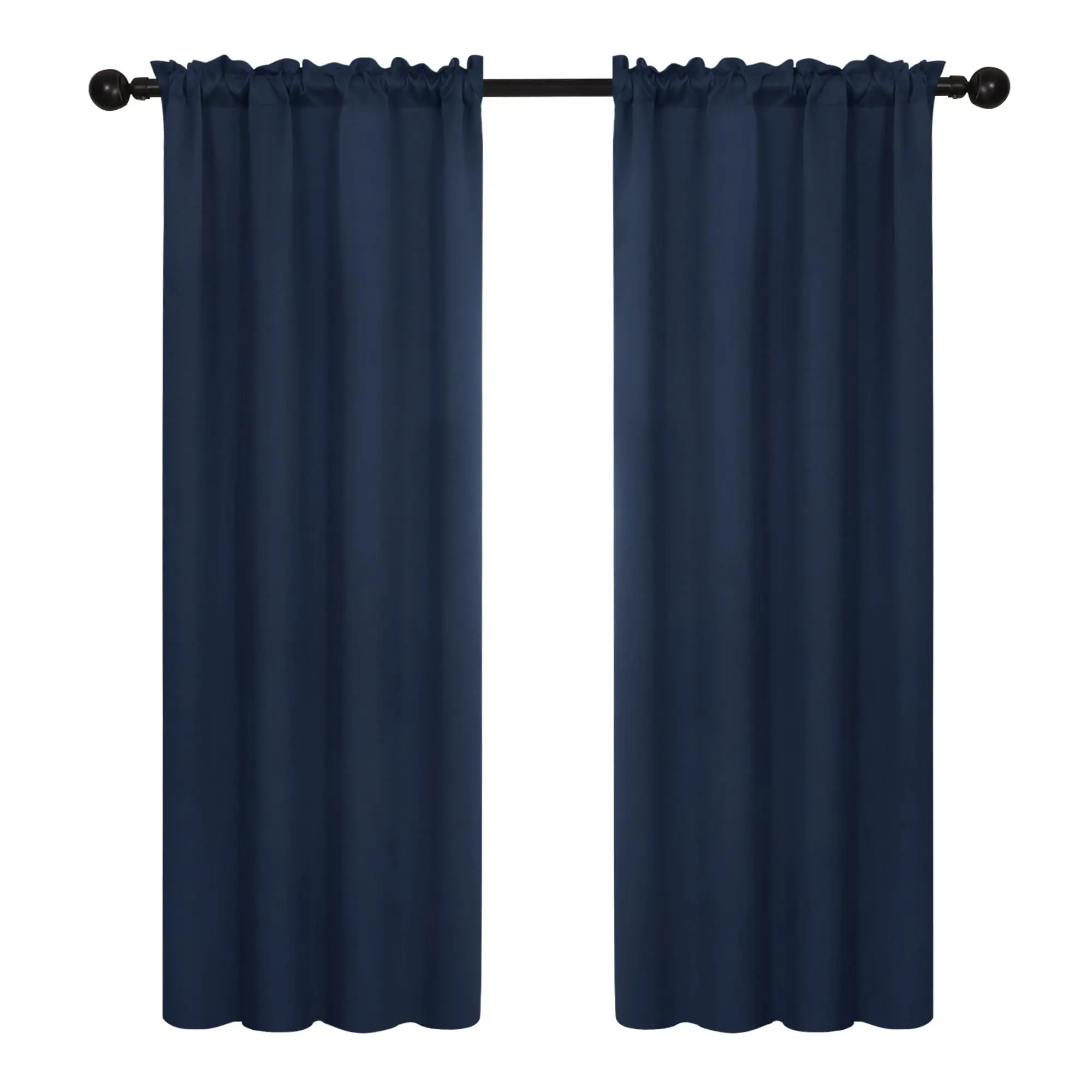 Deconovo Cloth Blackout Curtains - Solid Color, Blackout Cloth, Rod Pocket Design, Cloth Blackout Curtain