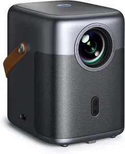 4K,Auto Focus & Keystone, ALVAR Portable Mini Projector with WiFi 6 and Bluetooth LS55, 500 ANSI, Intelligent Obstacle Avoidance