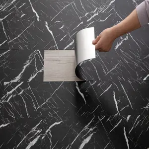 A set of self-adhesive softwood flooring, PVC tile flooring, non-slip plastic flooring, suitable for bedroom, kitchen, bathroom decorative flooring, office, hallwooring, home decoration flooring