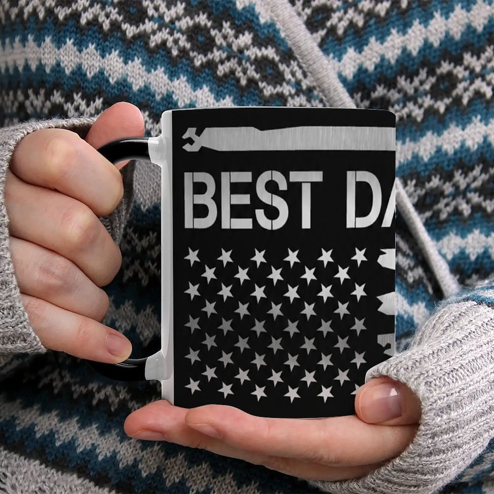 Fathers Day Gifts for Dad, Best Dad Ever Gifts, Unique Birthday Gift from Daughter Son | Daddy Coffee Mug Cup, Happy Holiday Travel Presents, Funny Cool Useful Inspired Tumbler for Men11oz Mug  For husband, new Dad Drinkware,summ