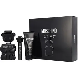 Moschino Toy Boy Set-Eau De Parfum Spray 3.4 Oz & Perfumed Body Gel 3.4 Oz & Eau De Parfum Spray 0.33 Oz Mini For Men