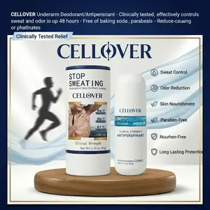Clinically Tested Fragrance Deodorant-Antiperspirant Single Item Deodorant Pack - 48-Hour Sweat Control, Baking Soda/Paraben/Phthalate-Free, Reduces Odor-Causing Bacteria, Nourishes All Skin Types, Beauty & Personal Care Body Care