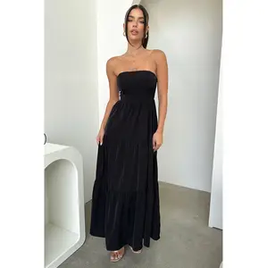 Hailey Maxi Dress - Black