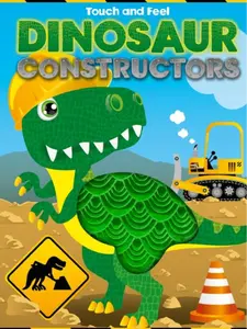 Interactive Touch-and-Feel Dinosaur Constructor Board Book - Children's Early Learning Activity Book, Kids' Learning Materials