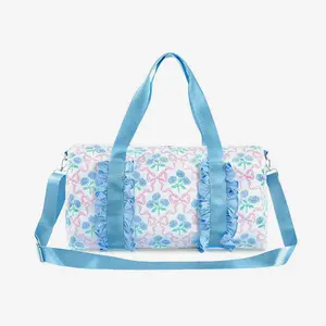 Bow Floral Travel Bag
