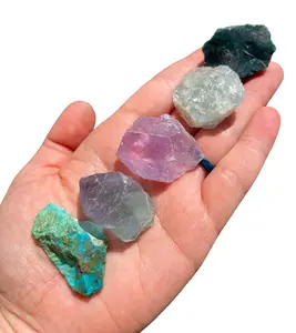 Pisces Zodiac Stone Set (raw) - Raw Pisces Zodiac Crystals Metaphysical crystals - Astrology Gifts - Bloodstone, Amethyst, Chrysocolla, Fluorite
