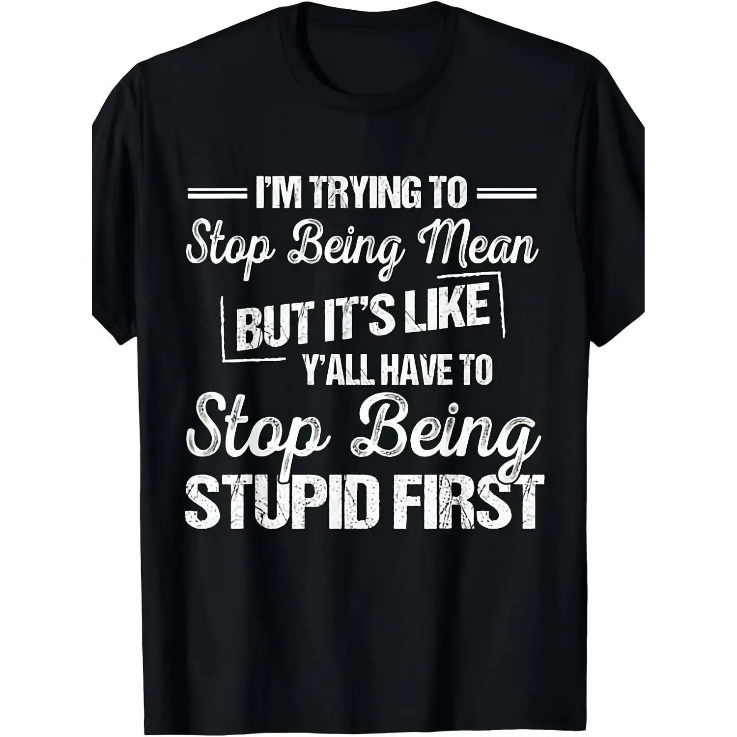 Aim to Spread Kindness Humor TShirt with Round Neck Short Sleeves Comfortable Breathable Fabric