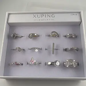 Silver Costume Rings, Casual Romantic Minimalist Design, Suitable for Female and Unisex Fashion Accessories