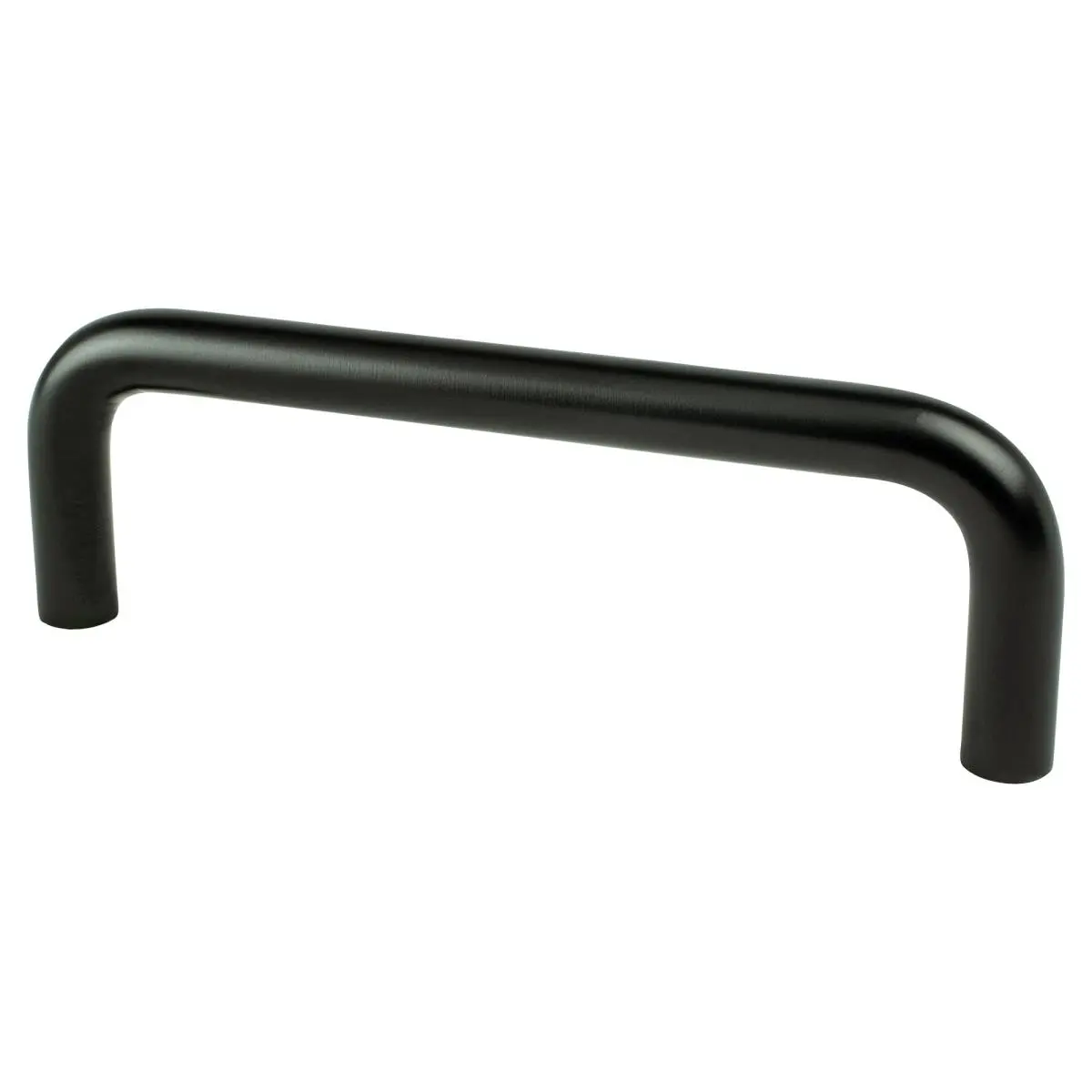 3.5 in. Advantage Metal Wire Pulls, CC, Matte Black Simple Decorative Hardware for Door (Steel Construction)