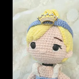 Handmade Crochet Princess Doll – One of a Kind