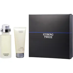 Iceberg Twice Set-Edt Spray 4.2 Oz & Shower Gel 3.4 Oz For Men