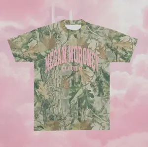 Megan Moroney Camo Shirt, Vintage Country Music Tee, Cloud 9 3D Graphic T-Shirt, Realistic All Over Print, Unisex Streetwear