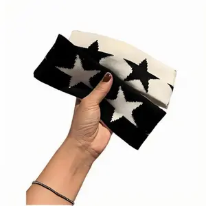2026 Upgrade Version Y2K Embroidered Star Sports Headband – Unisex Sweat-Absorbent Stretch Fit for Running Gym Vacation, TikTokShopBlackFriday Thanksgiving Deal