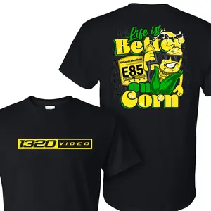 Life is Better On Corn T-Shirt, Hoodie, Sweatshirt – Funny Car Racing Graphic Tee for Men & Women, Ethanol Drag Racing Shirt, E85 Turbo Car Shirt, Street Racer Gift, Unisex Automotive Apparel